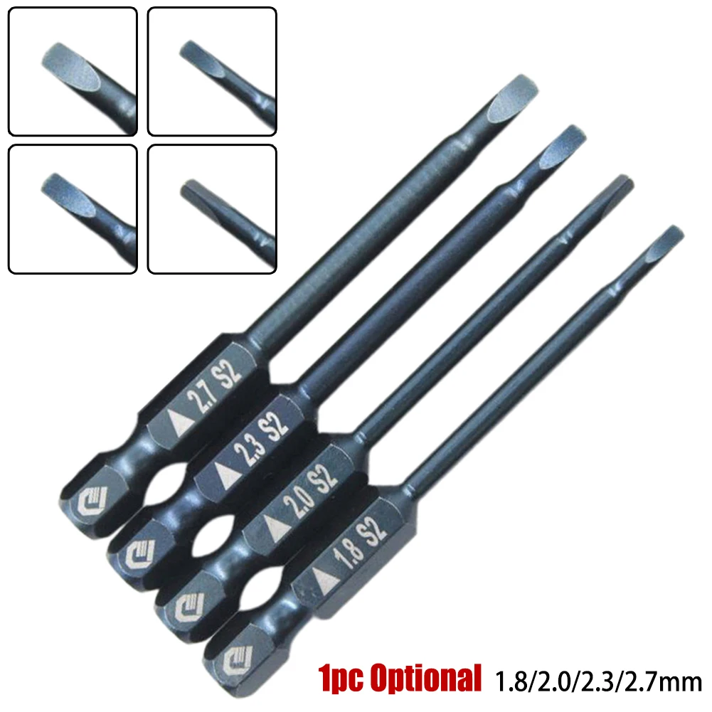 

65mm 1.8-2.7mm Triangular Screwdriver Bit Hex Shank Magnetic Precise Screwdriver Magnetic Triangular Screwdriver