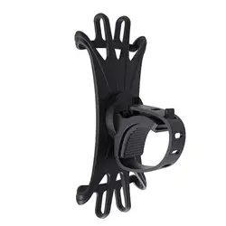 Universal Bicycle and Motorcycle Phone Holder Stand (Black)
