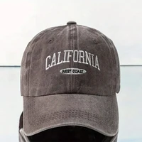 Cotton Retro Vintage Baseball Cap Men Women Denim Embroidered Letters Hat Cotton Soft Top Caps Casual Retro Unisex Hats - Image 5