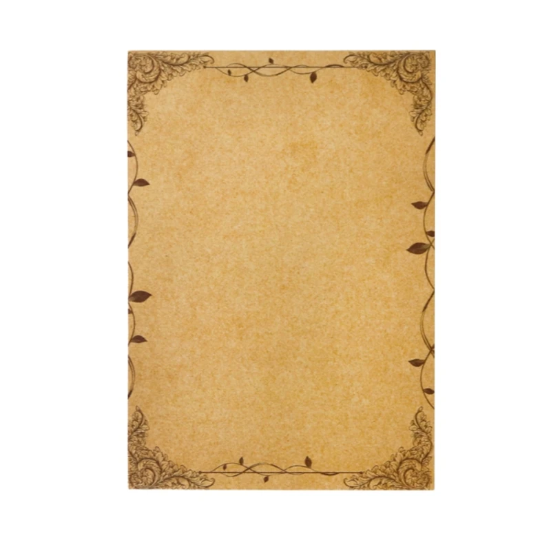 Qililandiy Lot De 6 Types De Papier Vintage Et D'enveloppes, Papier à