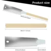 Japanese Hand Saw 9.3inch SK5 High Carbon Steel Double Edged Sharpened Teeth Fast Hand Saw 10/17 TPI Woodworking Hand Saw Tool 6