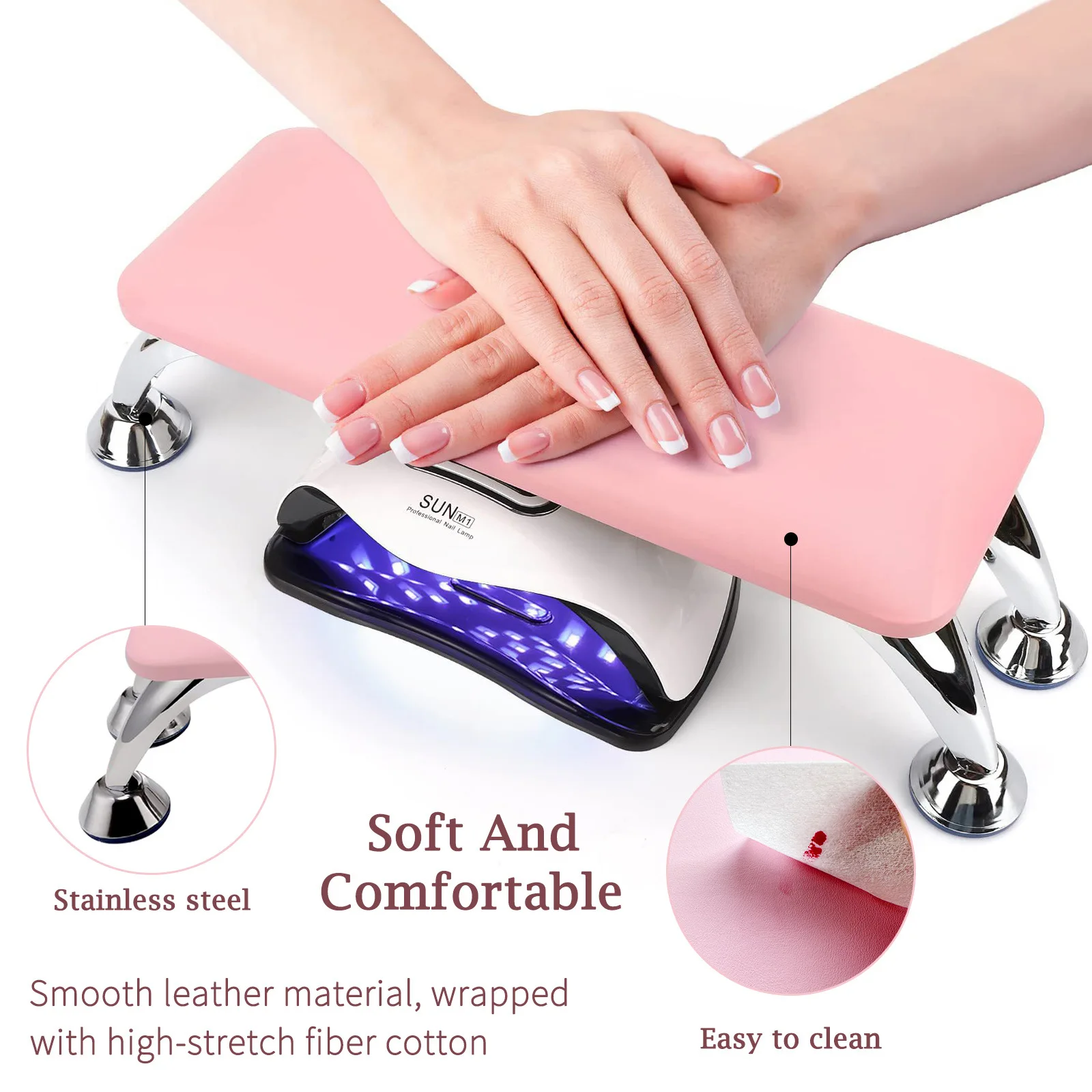 Big Leather Nail Art Rest Pillow For Pedicure Hand Stand Cushion For Manicure Tools Equipment