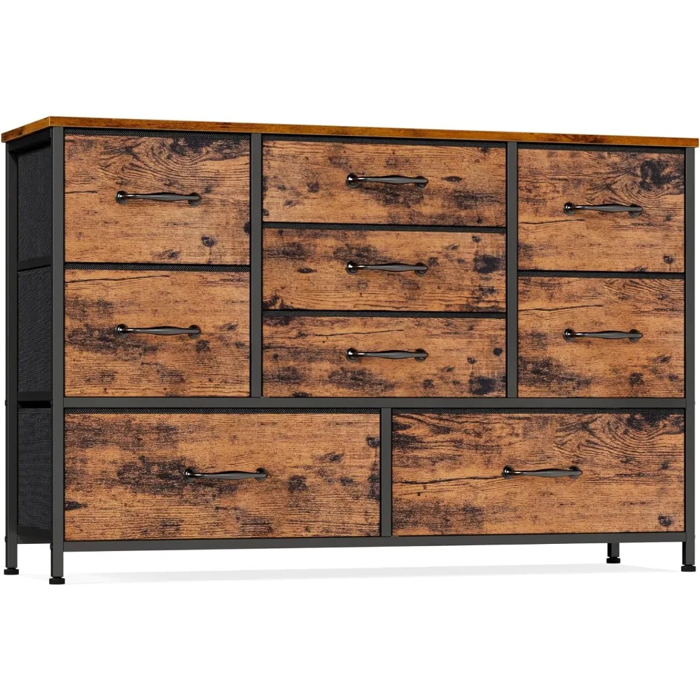 

Living Room Cabinets 9 Large Drawers for Long TV Stand Entertainment Center Chest of Drawers Storage Locker Free Shipping Closet