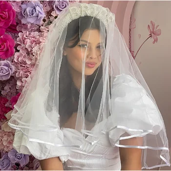 Fascia per Capelli con Perle da Sposa, Accessori per Capelli, Copricapo per Donne e Ragazze, per Matrimoni, Feste, Cerimonie