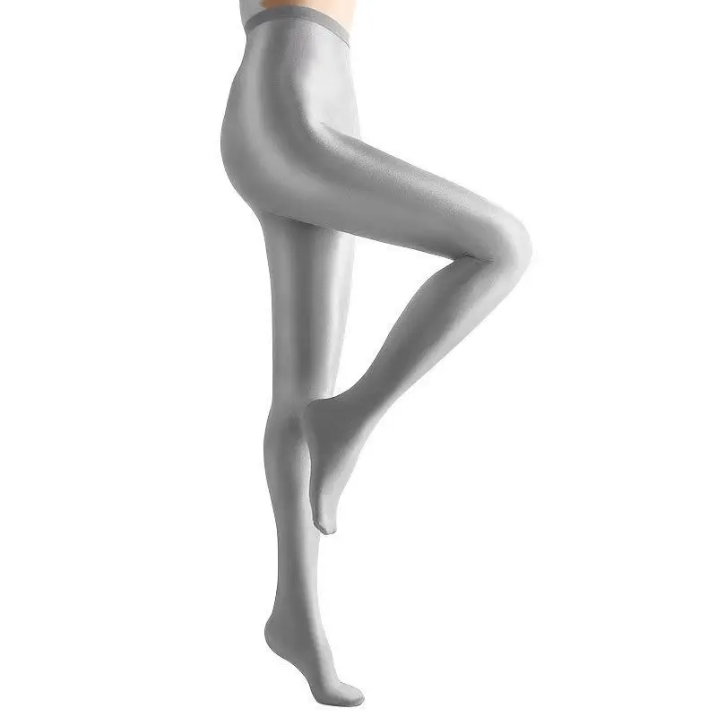 Sexy 70D Formgebende Glanz-Strumpfhose Damen Leggings Glänzende Öl-Satin-Strumpfhose Unterwäsche Tanz Sänger Reflektierende Strümpfe DS Nachtclub – Detail 10