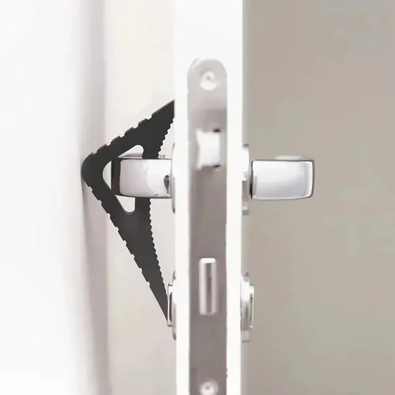 Safety Triangle Shape Door Stop Creative Rubber Block Wedge Doorstop Home Office Anti-collision Rear Stopper Protection pod