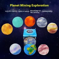 Archaeological Excavation Table Games DIY Handmade Moon Planet Digging Gemstones Puzzle Board Games Puzzle Toys Gift for Kids 2