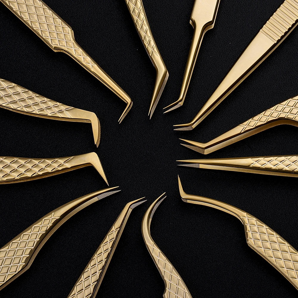 Gold Tweezer Thick Boot L- 90 Degree