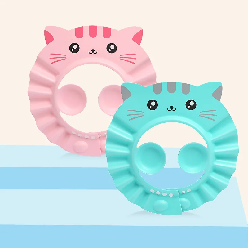 Adjustable Baby Shower Hat for Kids Ear Protection hair wash hat shampoo shower cap hair wash shield