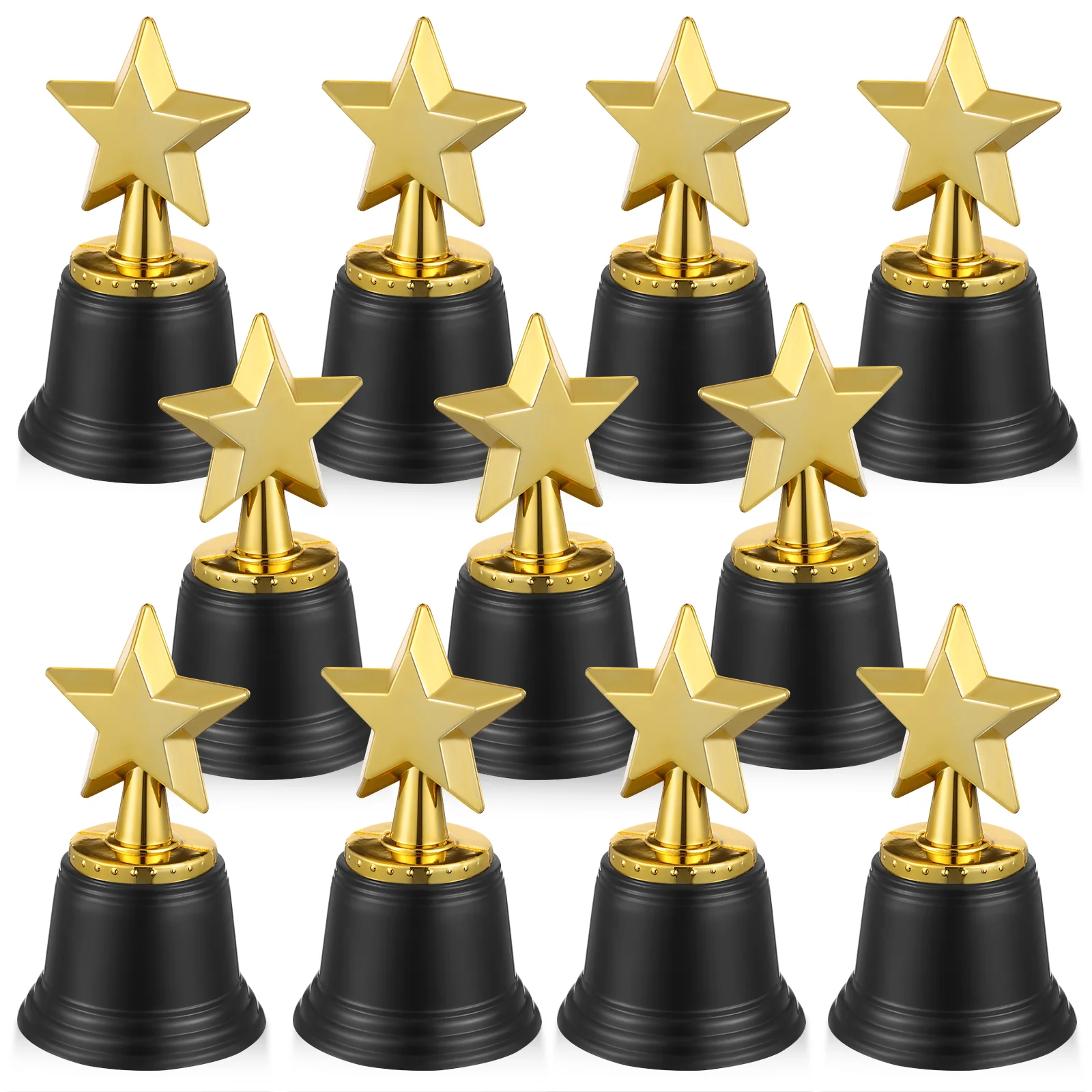 Trophy Kids Award Trophies Party Star Awards Five Cup Point Mini Sports Prize Plastic Gold Cups Decor Toy Winning Medals Trophie 2pcs 6cm pu soccer bsketball squeeze bouncy ball jumping children outdoor games garden christmas party favors awards prizes