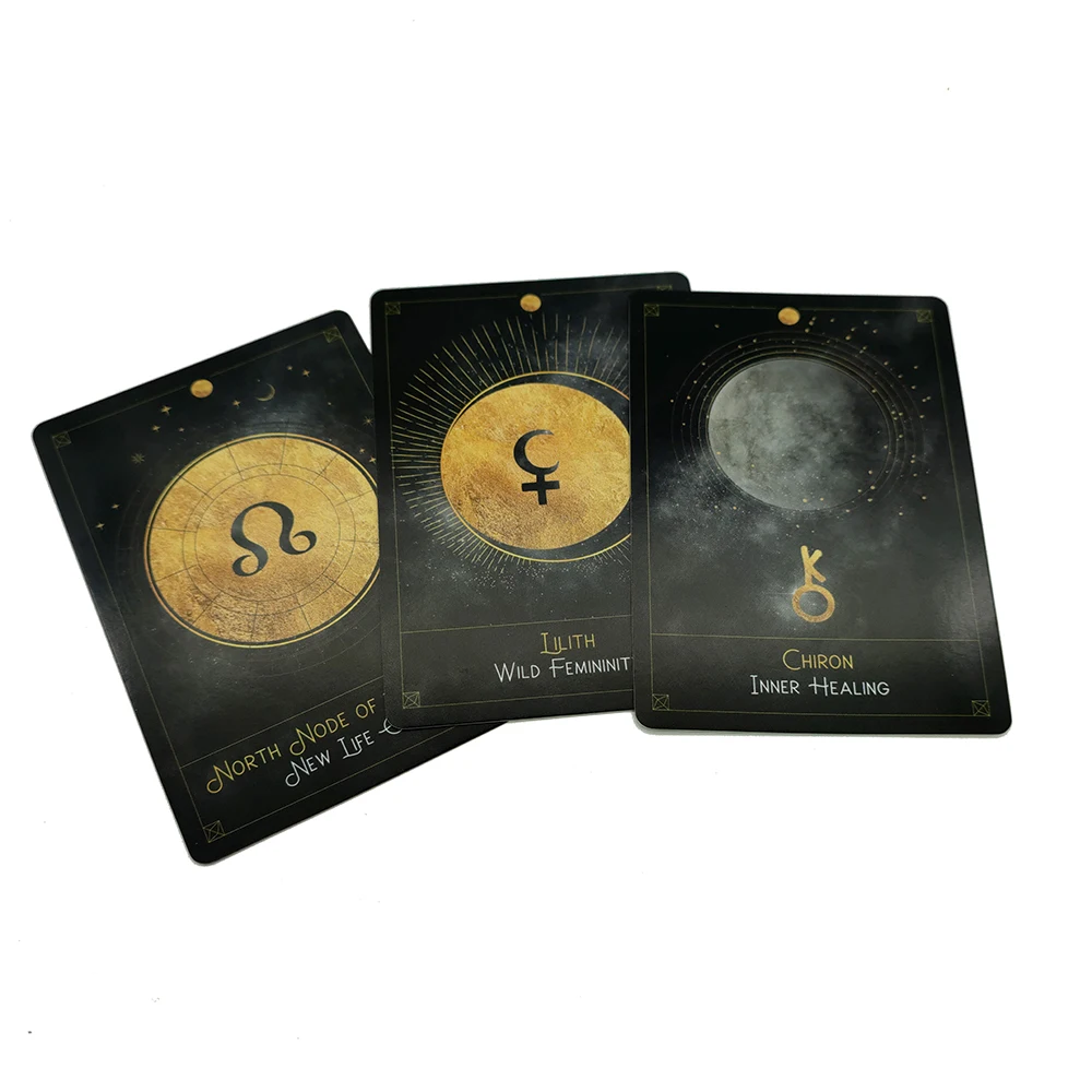 Astro-Cards 43 Oracle Cards you the secrets of the 12 zodiac signs, 12 planets, 12 houses, and calculation points 4