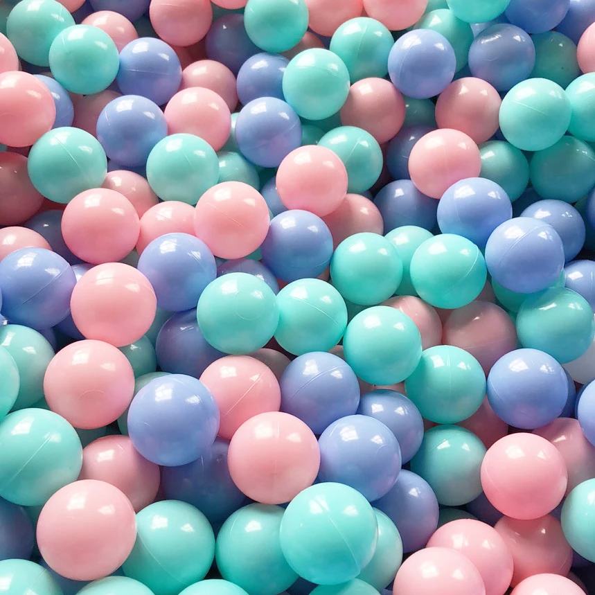 Outdoor Sport Ball Eco-Friendly Water Pool Ocean Wave Ball 50/100pcs 5.5cm Stress Air Ball Funny Toys for Children Kid Ballenbak 5