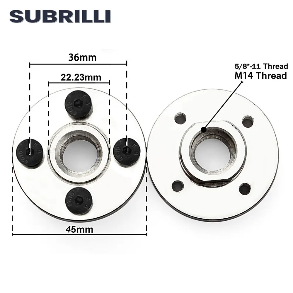 AIDIRui Dado Per Smerigliatrice Angolare, 5/8-11 Flangia - Foto 11