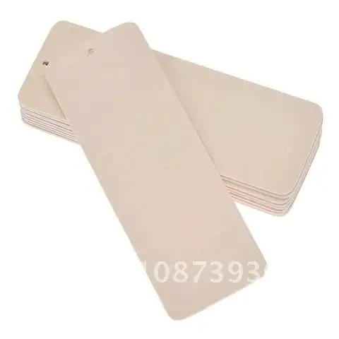 

10 Pieces/Package DIY Wedding Decoration Hand Craft Painting Blank Wooden Bookmark Tags Labels Wood Materials