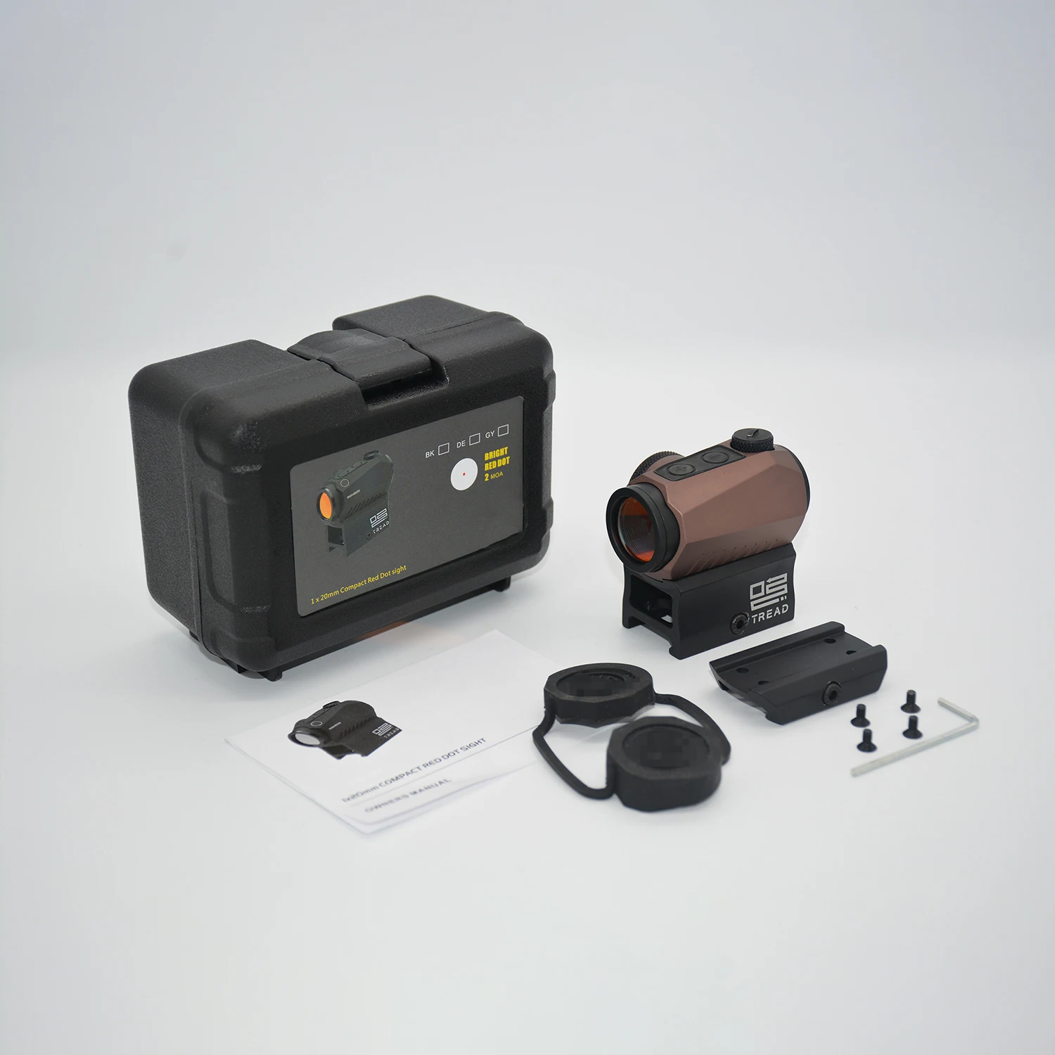 R5 Red Dot Sight Holographic Reflex Compact 2 MOA Airsoft Riflescope Hunting Scope With Riser Rail Mount High Quality