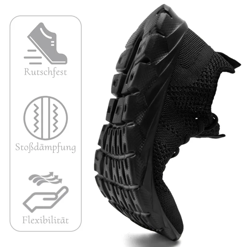 Mens Lightweight Breathable Mesh Sneakers - Casual Summer Running Shoes Outdoor Sports Size 36-49