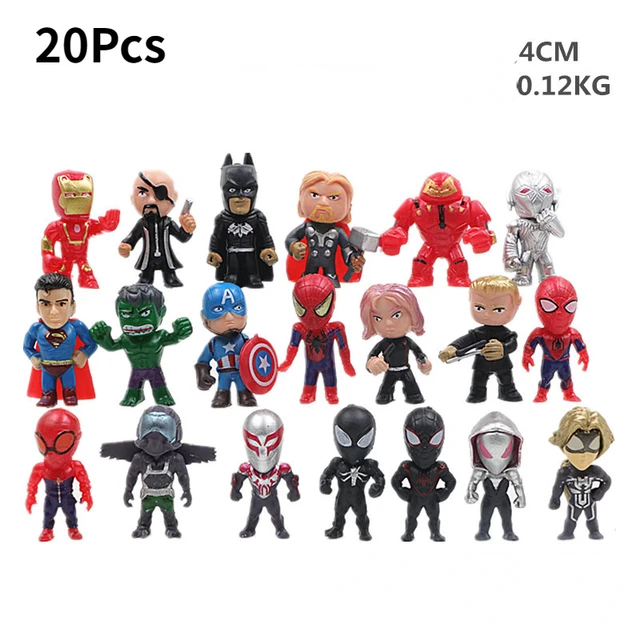 Marvel Super Hero Avengers Iron Man Spiderman Dolls Mini Figurine Model Toy  Ornaments Action Figure Collectible Kids Boys Gifts - AliExpress