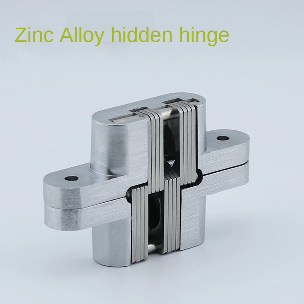 Cross Hinge Stainless Steel 180 Degree Concealed Hinge Folding Door Invisible