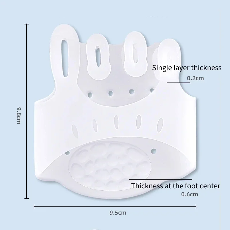 Breathable Gel Toe Separators And Forefoot Pads For Foot Pain_voghion.com