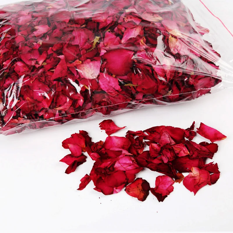 20/50/100G DIY Dried Rose Petals Spa Whitening Shower Aromatherapy Bathing Dried  Flower Petals Reduce