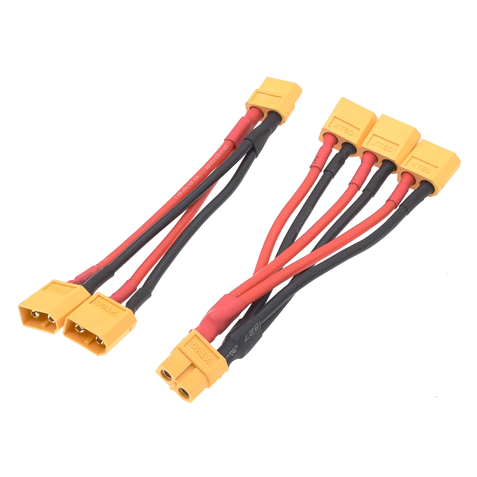 Câble de décharge XT60 12AWG 10cm pour batterie RC