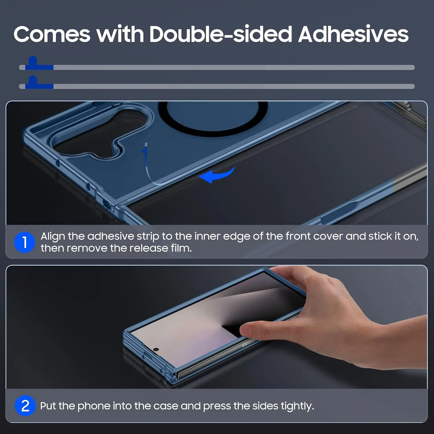 Sleek Magnetic Slim Translucent Matte Case with Soft Bumper