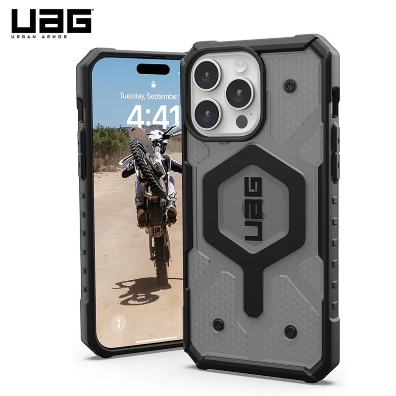 Uag Pathfinder Cover Magsafe Trasparente Per Apple Iphone 15 14 Pro Max 13 12 Plus 14Pro Magnet Custodia Trasparente Originale Magnetica
