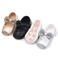 Baby Girl Shoes Cute Princess Bowknot Soft PU Mary Jane Shoes Anti-slip Sole Spring Summer Sandal for 0-6-12m Baby Girl 2