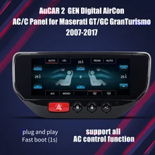 AuCAR-Panel AirCon Digital AC/C, 2 GEN, para Maserati GT/GC GranTurismo, 2007-2017