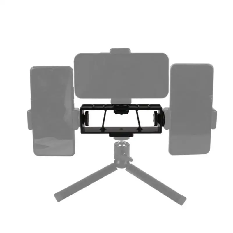R53C 3-Position Telefon Ständer Halterung Halter Handys Clamp Stativ 1/4 Mount Clip für Smartphones Füllen Lichter Broadcast – Detail 7