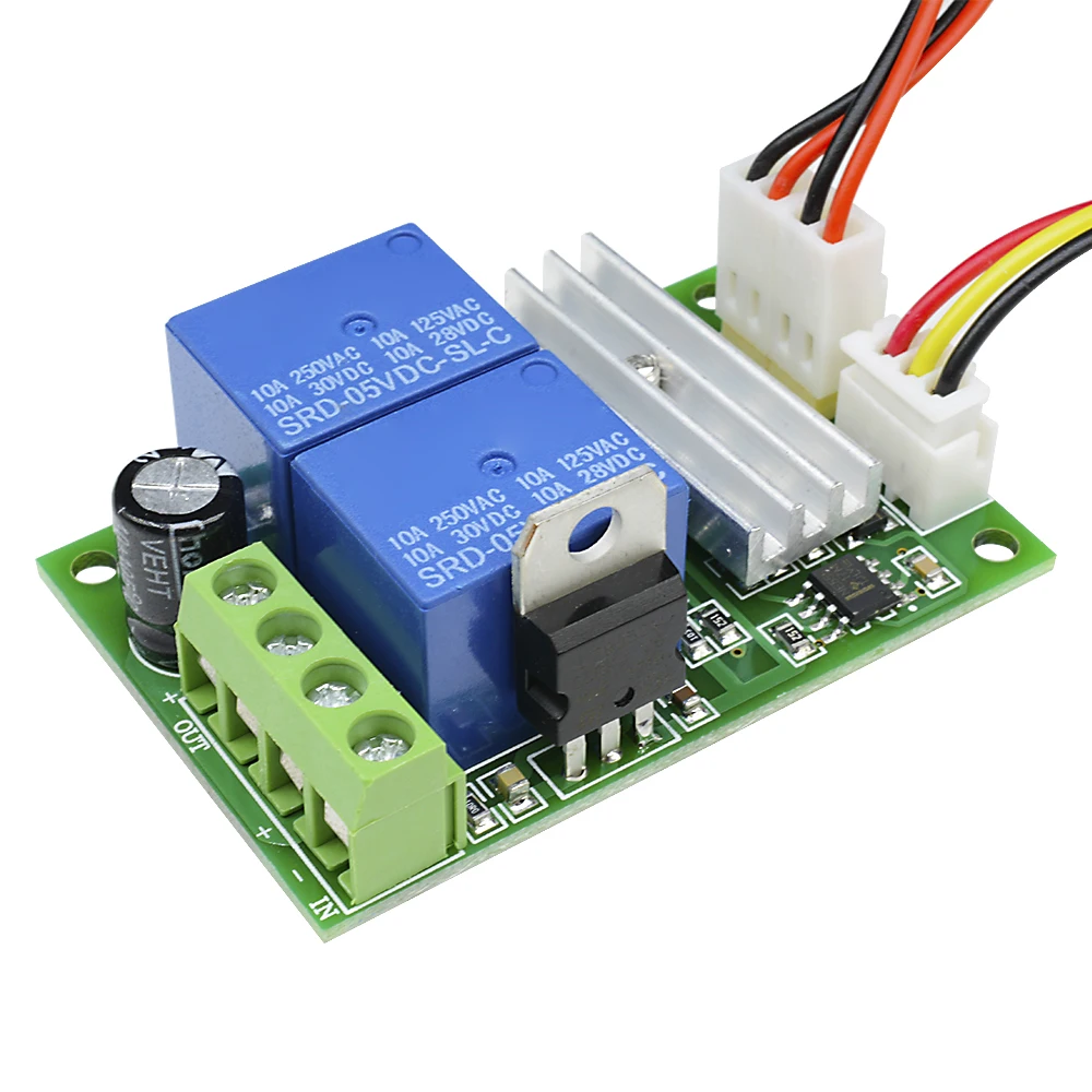 DC 6-24V 3A 21kHz PWM DC Motor Speed Regulator Controller Adjustable Speed Control Reversible Switch Relay Module 12V 24V 1203BS