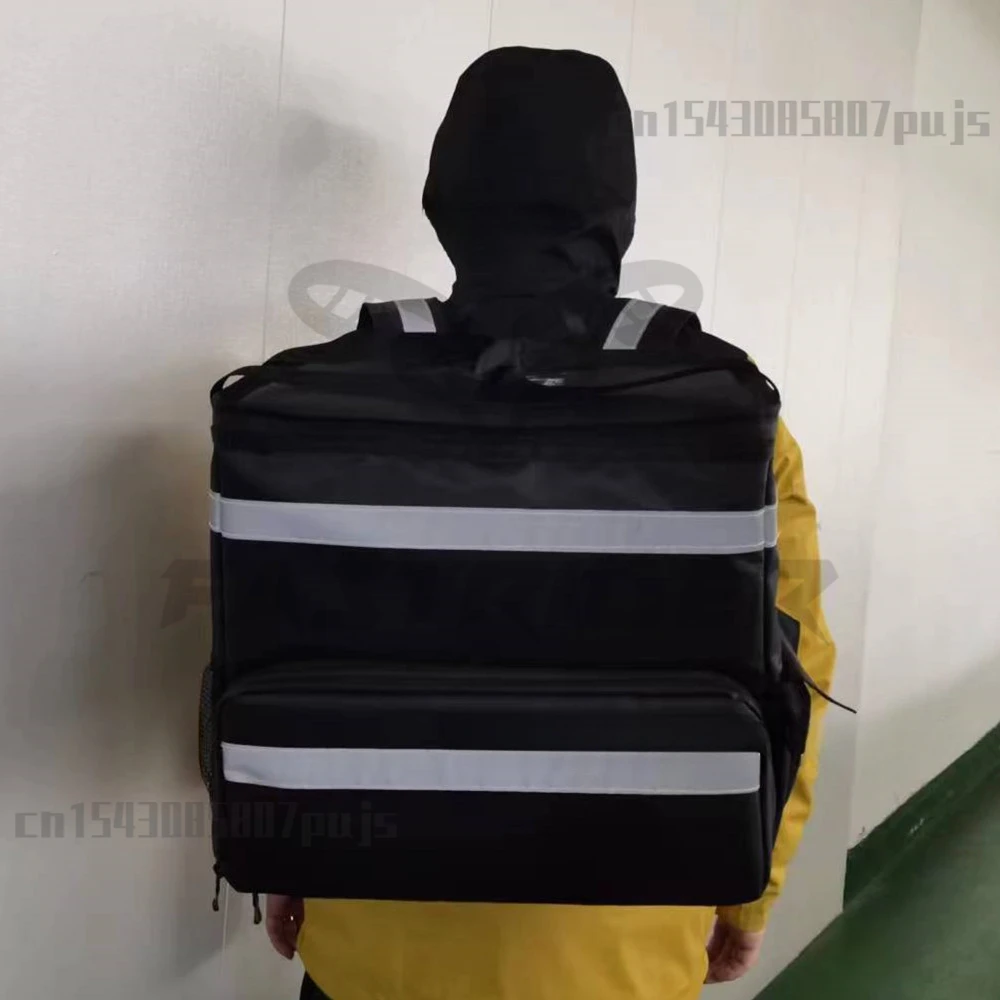 Pizza Delivery Backpack Expandable Carry Hot or Cold Food Lightweight Reflective Strip Food Delivery Backpack Insulated lunch bag,lunch cooler bag,cooler bag