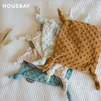 Baby Blanket For Newborn Appease Towel 1Pc Security Blanket Winter Doudou Velvet Soft Infant Facecloth Can Hanging Soother 1