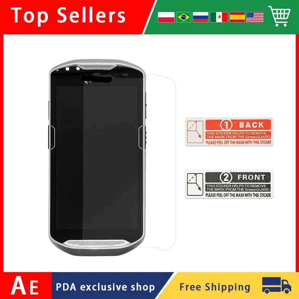 Protetor de Tela para Motorola Symbol Zebra Tc51 Tc510k Tc56 Tc57 Filme Temperado Pcs Pcs 10 Pcs
