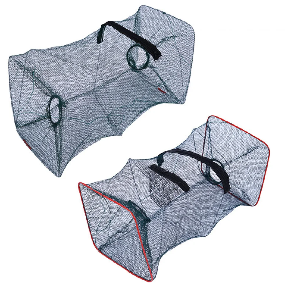 Foldable Fishing Cage Net Fish Carp Bait Cage Shrimp Basket Fish