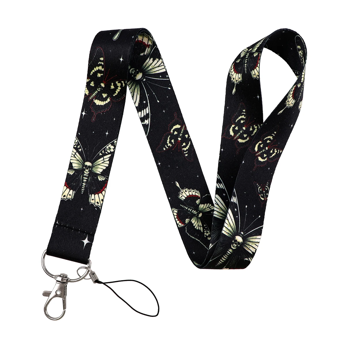 Skeleton Design Lanyard Card Holder and Badge Neck Strap