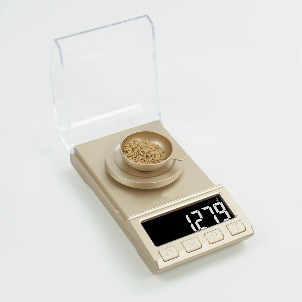 newacalox escala de jóias digital miligrama balanças eletrônicas de precisão laboratório portátil recarregar balanças de pó