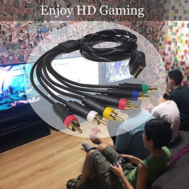 RCA Cavo Genesis 2/3 Cavo Audio/Video RCA Per Sega Genesis 2 E 3 - Lunghezza 6 Piedi, Collegamento Composito, Alta Qualità RCA Retro-Bit Genesis 2 - Foto 8