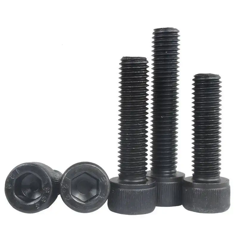 Hexagon Socket Head Bolt 5-50pcs DIN912 M1.6-M8 304 A2 Stainless Steel grade 12.9 Black