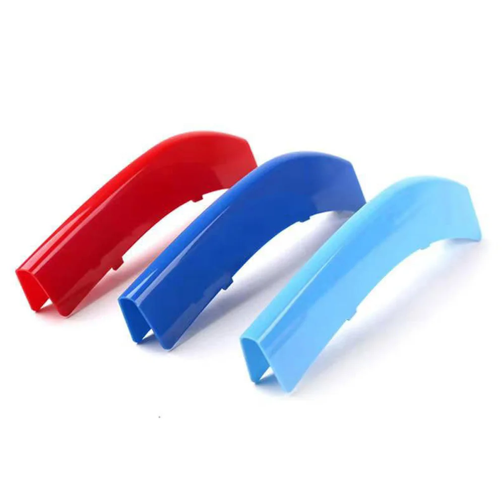 3PCS Auto Kühlergrill Trim Streifen Für BMW 3 Serie E46 E90 F30 Drei Farbe Grille Dekoration Zubehör Auto außen Molding – Detail 7