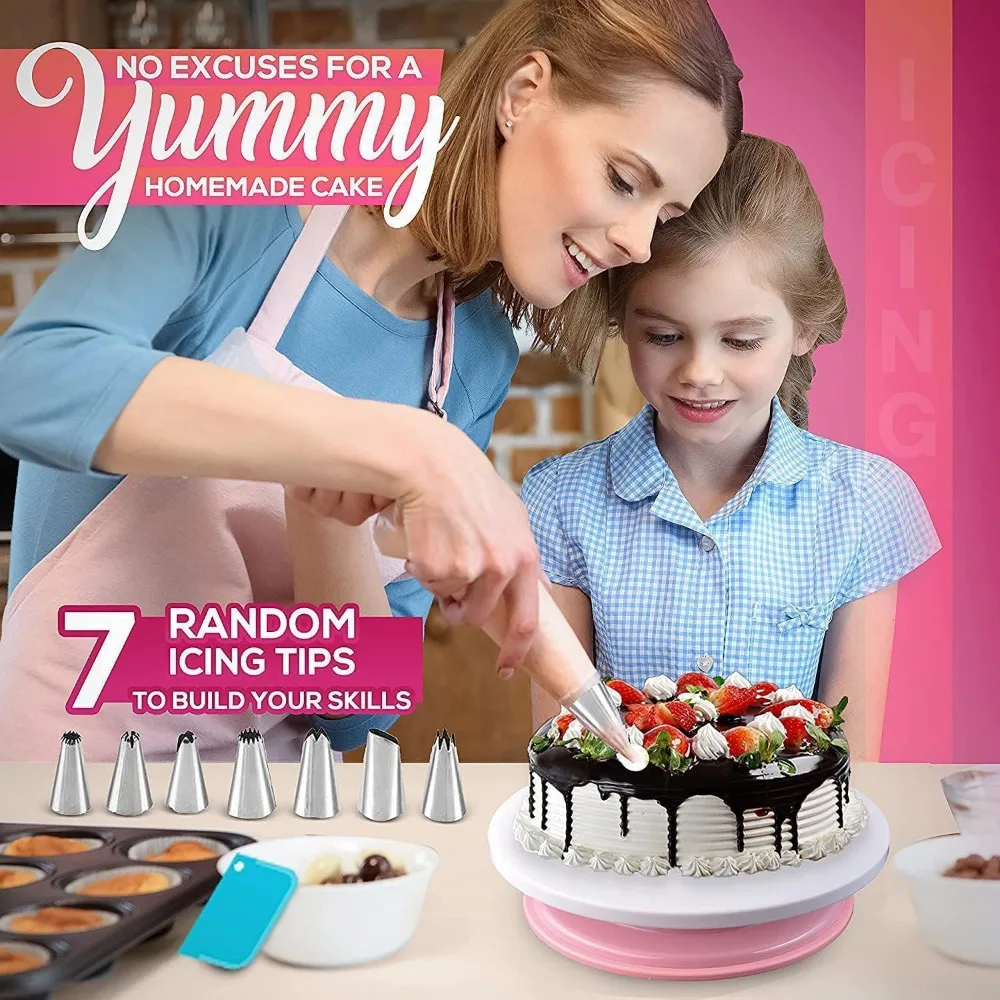 Cake Decorating Tip Set 100PCS/SET Icing Piping Bags and Tips Set