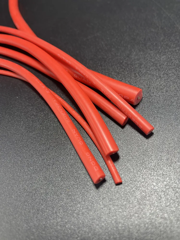 고전압 실리콘 단일 코어 케이블 와이어, 자동차 점화 와이어, 18 AWG 15KV 20KV 10KV 5KV 25KV 30KV 40KV, 20 18 17 15 13 11 9 AWG