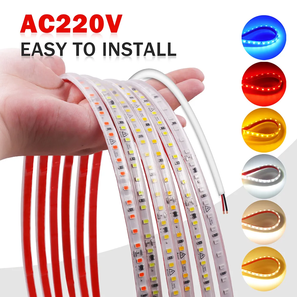 High Brightness Waterproof LED Strip Light – 9 Color Options