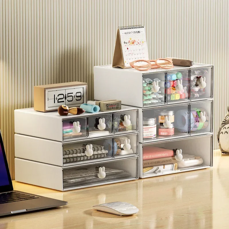 

Stationery Storage Box Desktop, Student Ins Multi Grid Drawer Style Pen Holder Office Tape Hair Accessories