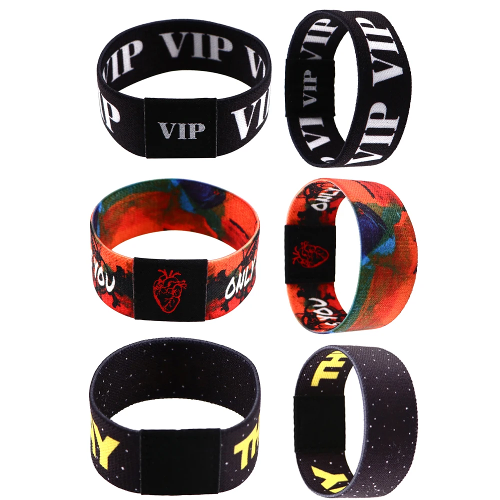 

VIP Bracelets on Hand Trendy Silicone Rubber Band Wristbands Bangle Men Women New Fashion Jewelry Gifts