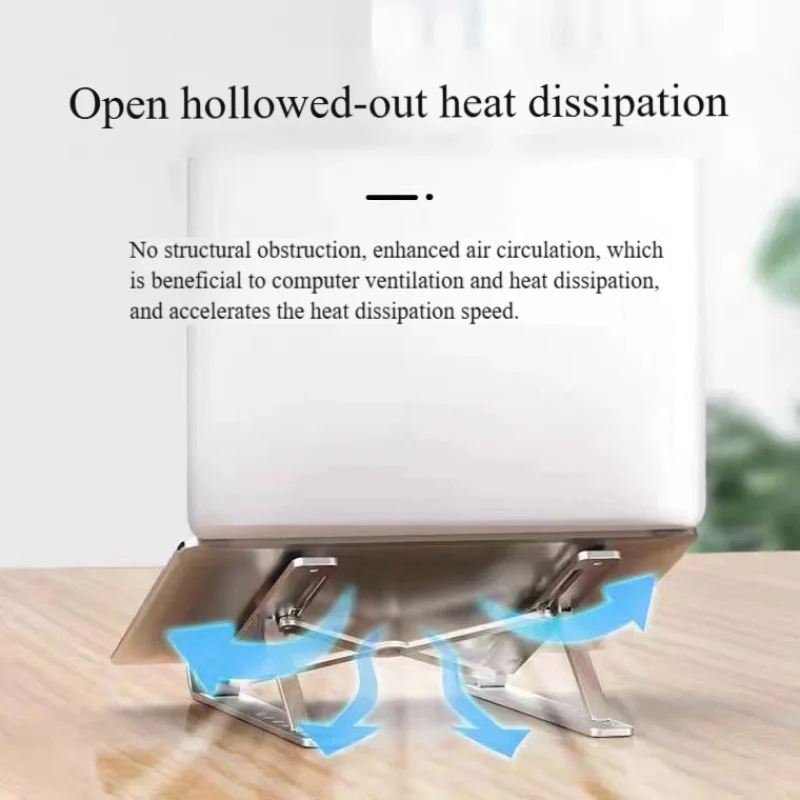 Sleek Aluminum Adjustable Portable Laptop & Tablet Stand
