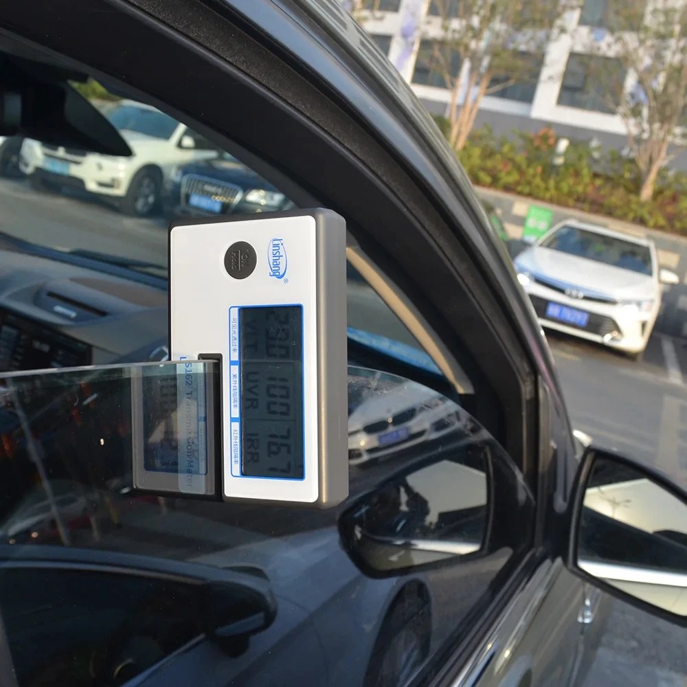 Portable Window Tint Transmission Meter Linshang LS162 Measure IR Rejection UV Blocking Rate Visible Light Transmittance 6