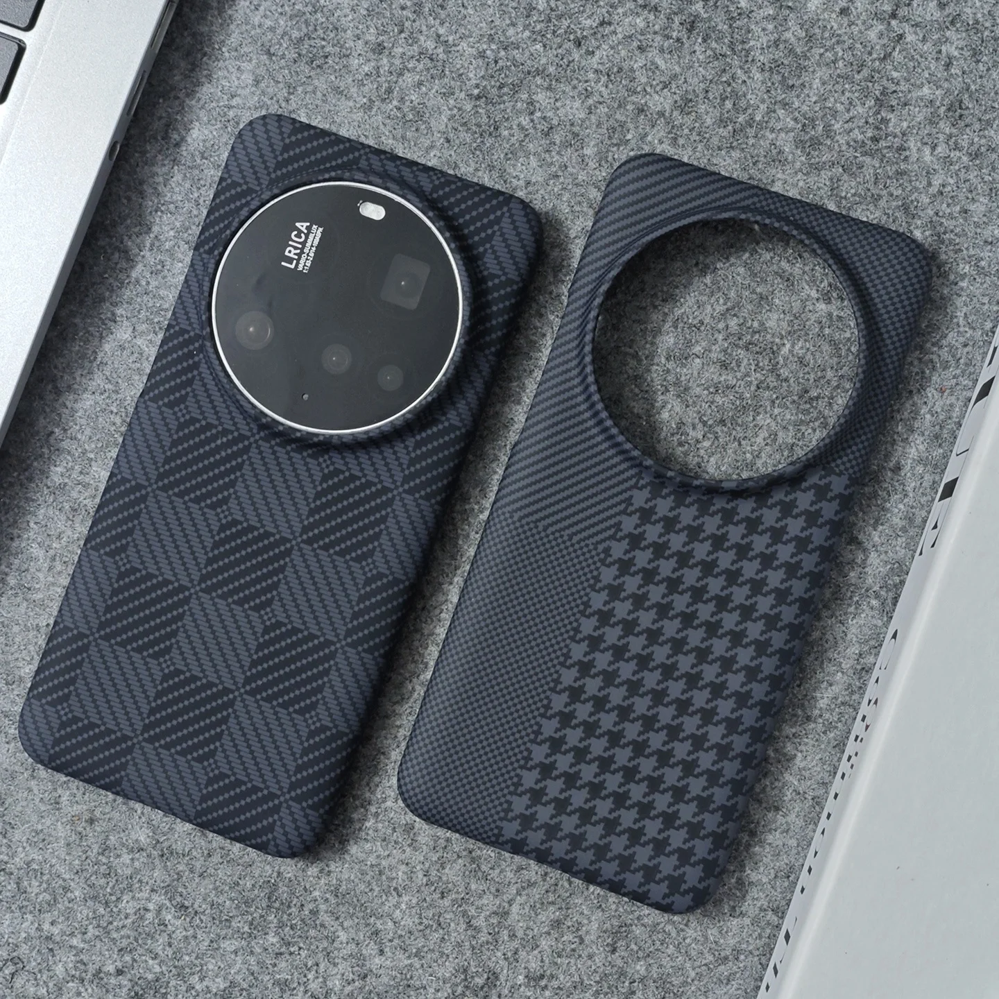 Luxury Texture Pattern Ultra-Thin Shockproof Bumper Case - Hard Plastic Back Cover