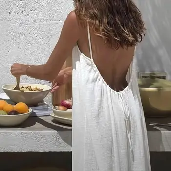 Elegant Backless Maxi Dress 1