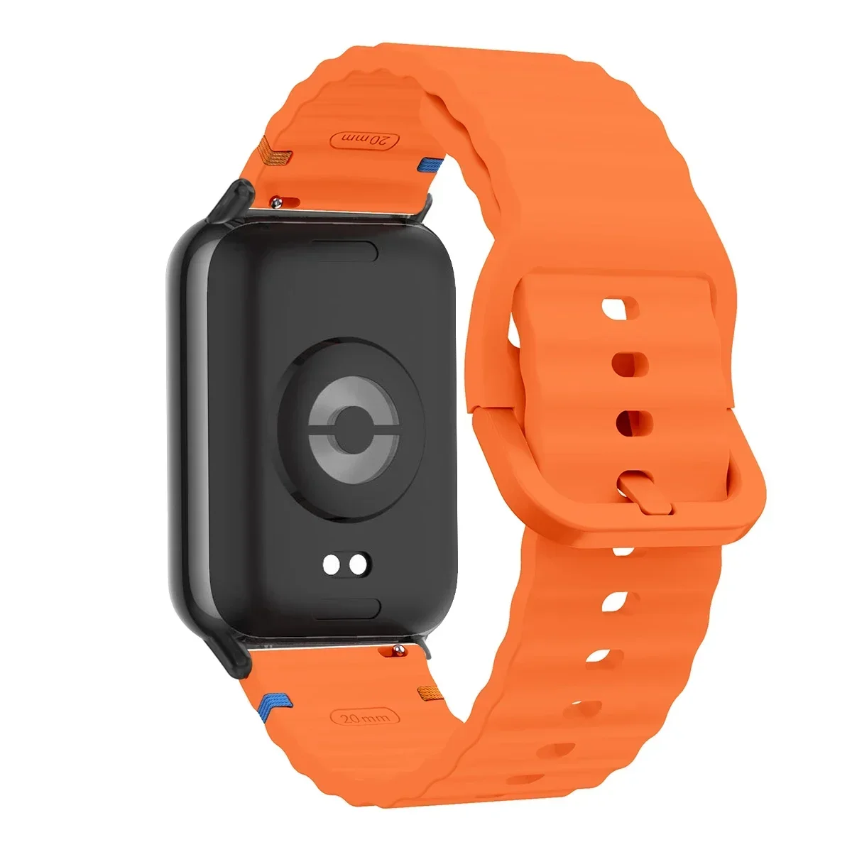 Wave Pattern Silicone Sports Strap | Replacement Wristband
